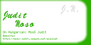 judit moso business card